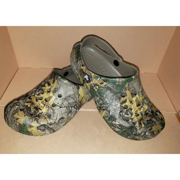 Crocs Baya Realtree Camouflage Clog Men\'s Sz 7 = Women\'s Sz 9 New w/tags Crocs Classic Lined Realtree Edge Camo Clogs Size Men main image 4